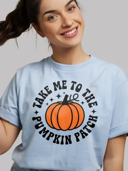 Retro Pumpkin Patch Shirt – Perfect Fall Family Photo Tee - Image 5