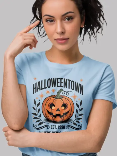 Vintage Halloweentown T-Shirt – Retro Pumpkin Design for Halloween Fans - Image 9