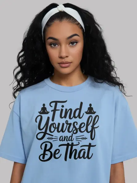 Empowering Find Yourself Meditation T-Shirt - Image 6