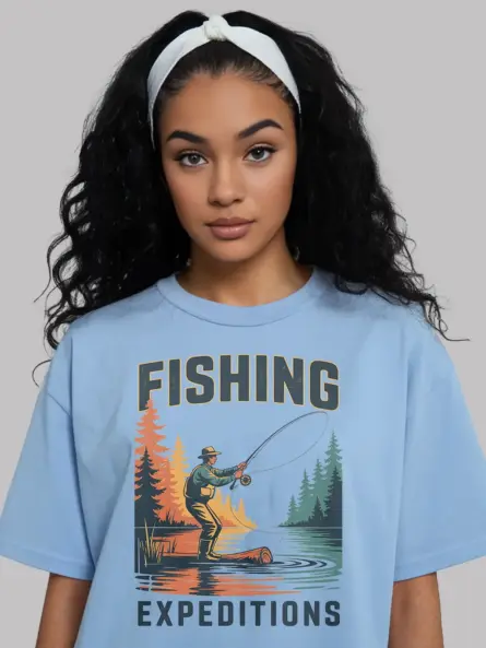 Retro FishingT Shirt – Vintage Expedition Tee for Fly Fishermen & Outdoor Fans - Image 6