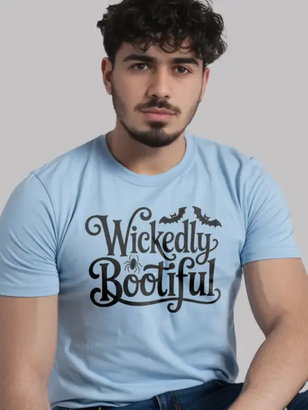 Wickedly Bootiful Halloween Shirt – Stylish Tee for Women & Girls - Image 6