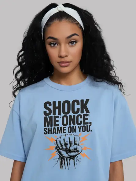 Electrician Distressed T-Shirt with Power Fist & Bold Quote - Image 5