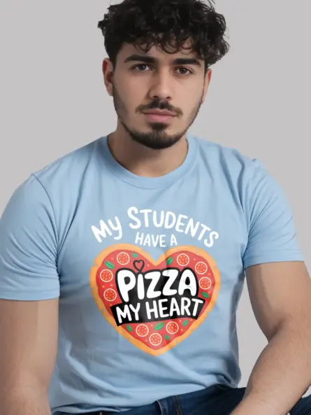Adorable Pizza Teacher Shirt for Classroom Fun & Gift Giving - Image 6