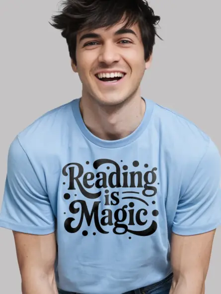 Reading Is Magic T-Shirt – Whimsical Literacy Apparel for Teachers & Book Lovers - Image 11