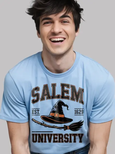 Bold Salem University Witch Shirt – Vintage Academia Tee - Image 6