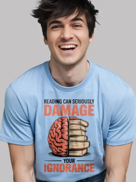 Reading Brain Shirt – Clever Educational Tee for Book Lovers - Image 6