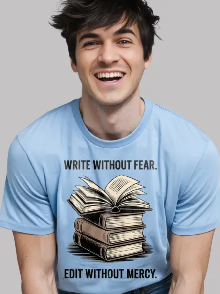 Timeless Vintage Writer T-Shirt – Bold Quote for Authors & Editors - Image 6