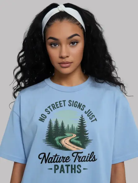 Vintage Nature Trail T-Shirt for Outdoor Explorers - Image 6