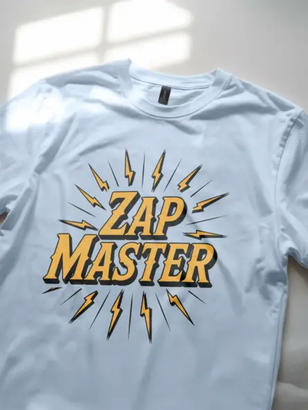 Master Electrician T-Shirt – Vintage Zap Master Graphic Tee - Image 8