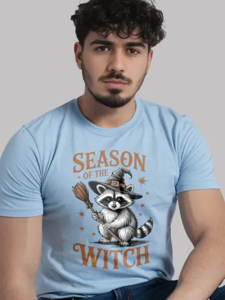 Charming Witchcore Raccoon T-Shirt – Season of the Witch Fall Tee - Image 6