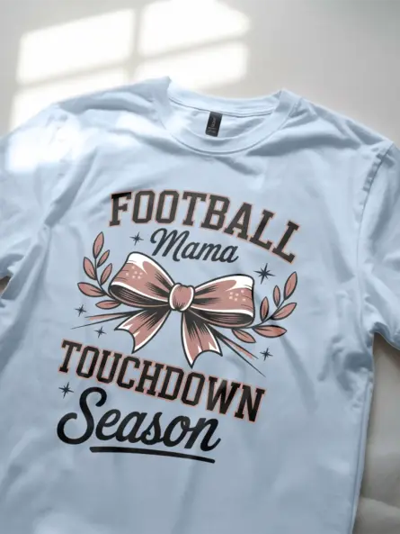 Stylish Football Mama T-Shirt for Game Day Wins - Image 6