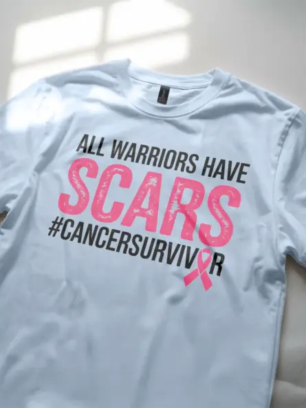 All Warriors Have Scars Shirt – Empowering Cancer Survivor Tee - Image 9