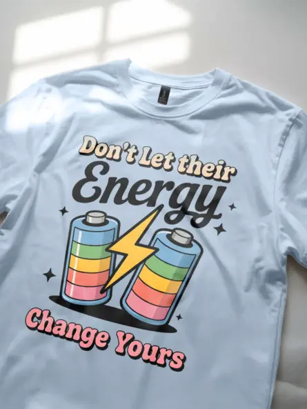 Don't Let Their Energy Change Yours T-Shirt - Image 5