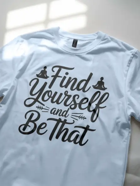 Empowering Find Yourself Meditation T-Shirt - Image 5