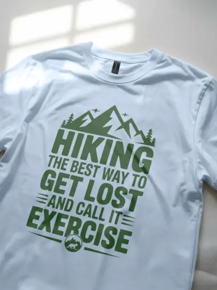 funny hiking T-shirt  for Nature Lovers – Get Lost with Style - Image 5