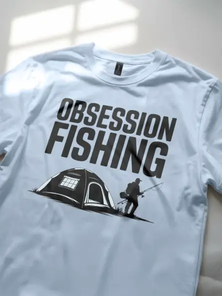 Minimalist Fishing Shirt – Bold Modern Outdoor Tee for Anglers - Image 6