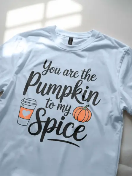 Pumpkin Spice Couple Shirt – Adorable Fall Tee for Partners - Image 5