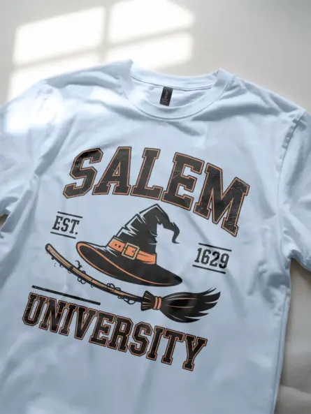 Bold Salem University Witch Shirt – Vintage Academia Tee - Image 5