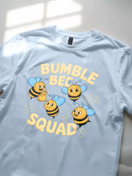 Bumble Bee Shirt – Vibrant Nature-Lover Squad Tee - Image 2