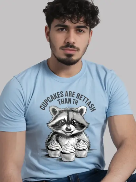 Adorable Cupcake Teacher Shirt – Sweet Raccoon Classroom Humor - Image 6