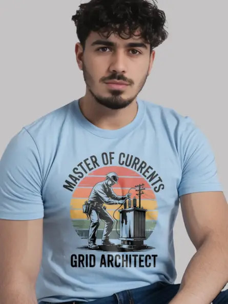 Electrician Vintage T-Shirt – Masters of Currents - Image 5