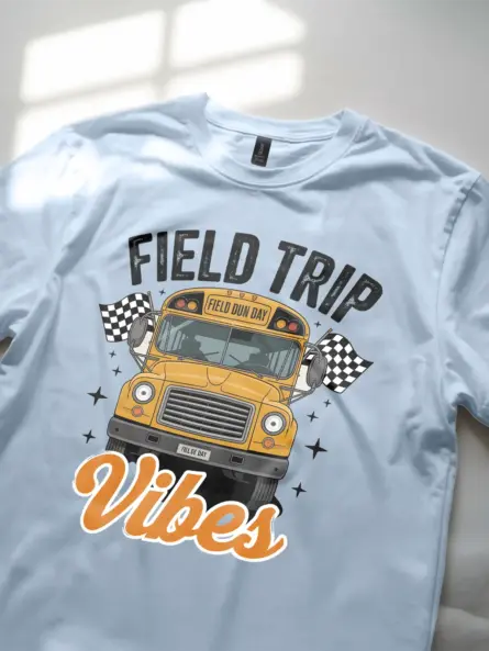 Field Trip Shirt – Vintage School Bus Vibes Tee for Teachers - Image 5