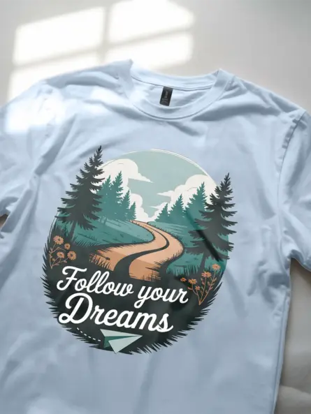 Follow Your Dreams Adventure Shirt – Vintage Nature Tee - Image 5
