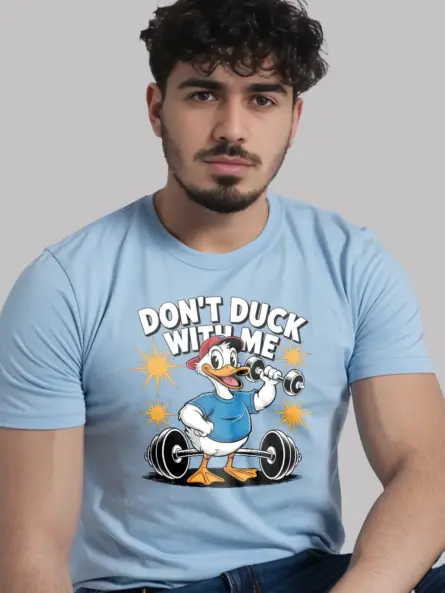 Funny Gym Duck Shirt – Don't Duck With Me Tee for Workout Lovers - Image 5