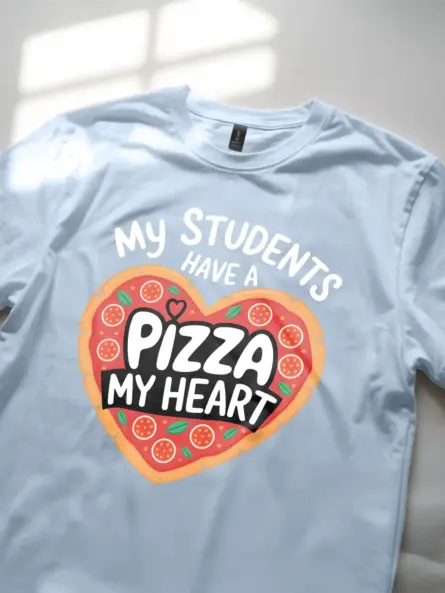 Adorable Pizza Teacher Shirt for Classroom Fun & Gift Giving - Image 5
