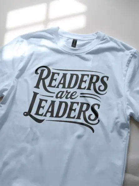 Readers Are Leaders T-Shirt for Teachers - Image 12
