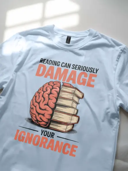 Reading Brain Shirt – Clever Educational Tee for Book Lovers - Image 5
