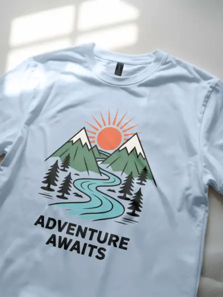 Retro Adventure Awaits T-Shirt for Outdoor Lovers - Image 5