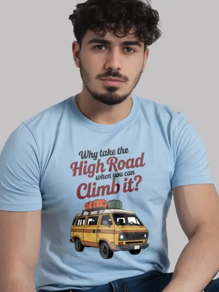 Retro Van Life Adventure T-Shirt - Image 6
