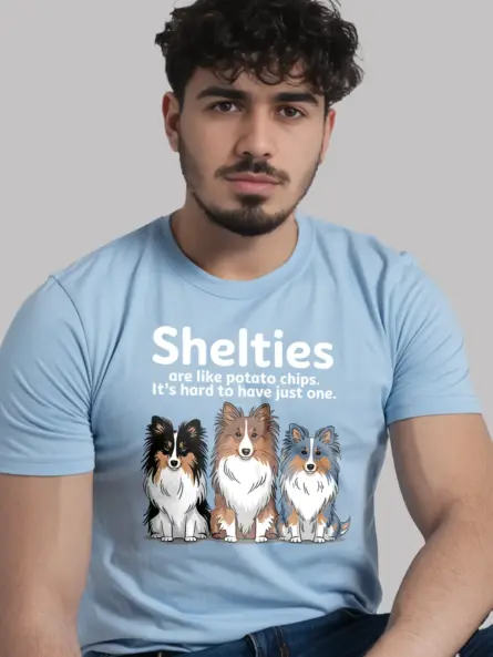 Funny Sheltie Dog Mom Shirt – Potato Chips Quote Tee for Pet Lovers - Image 6