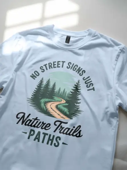 Vintage Nature Trail T-Shirt for Outdoor Explorers - Image 5