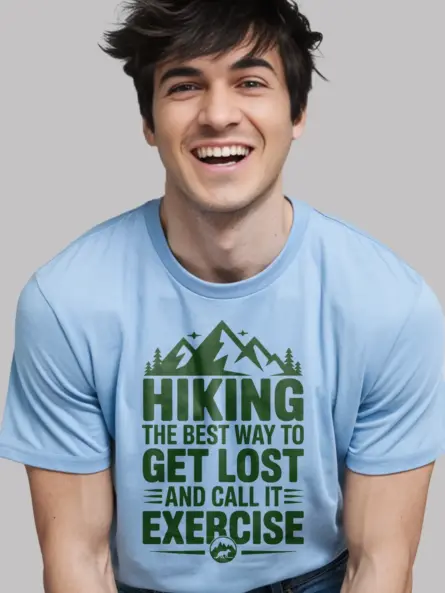 funny hiking T-shirt  for Nature Lovers – Get Lost with Style - Image 6