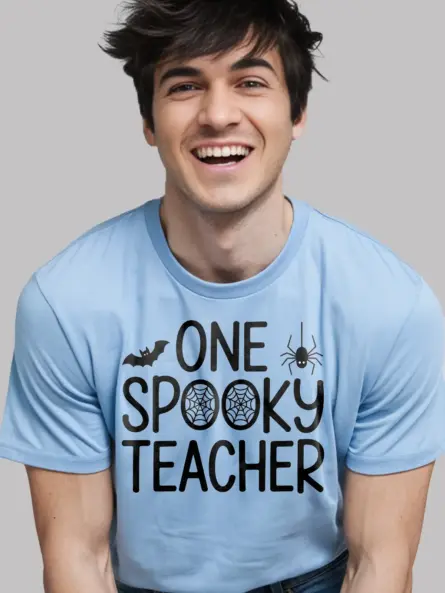 Adorable One Spooky Teacher Shirt – Halloween Tee for School Staff - Image 6