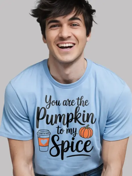 Pumpkin Spice Couple Shirt – Adorable Fall Tee for Partners - Image 6