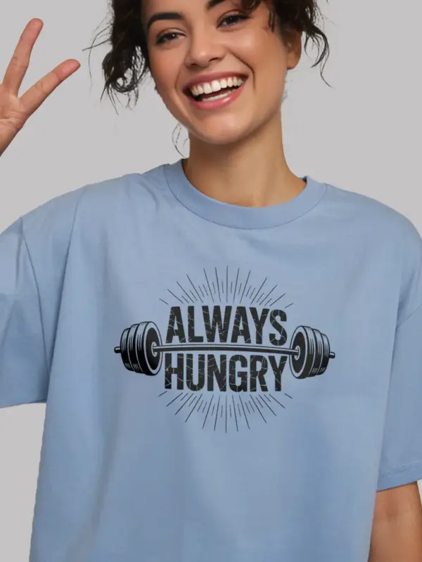 always hungry gym t-shirt