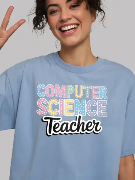 Computer Science Teacher Shirt – Pastel STEM Power Tee - Image 6