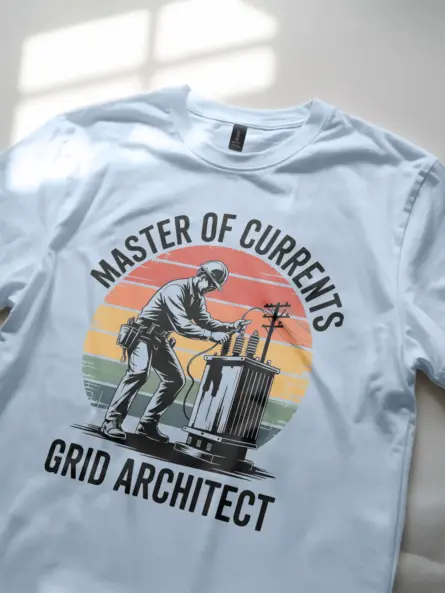Electrician Vintage T-Shirt – Masters of Currents - Image 6