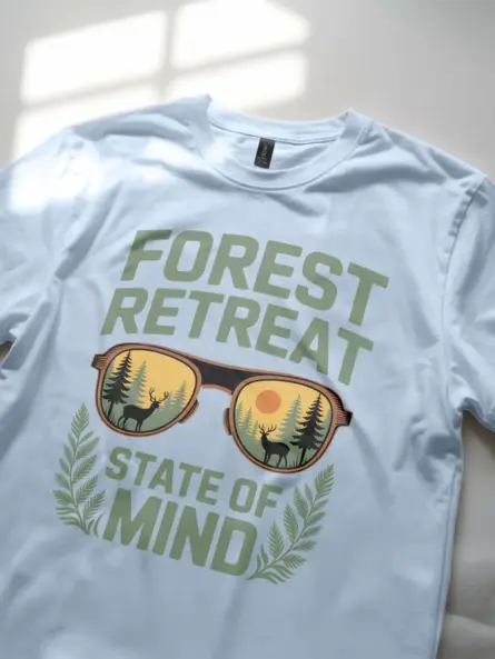 Forest Retreat State of Mind T-Shirt - Image 5