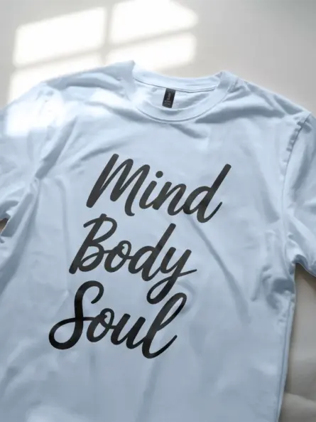 Mind Body Soul T-Shirt – Minimalist Wellness Tee for Mindful Living - Image 5