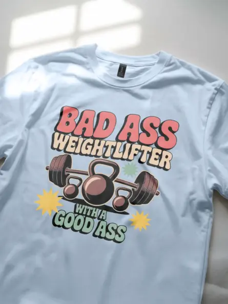 Retro Weightlifter T-Shirt – Funny 70s Gym Graphic for Fitness Lovers - Image 7