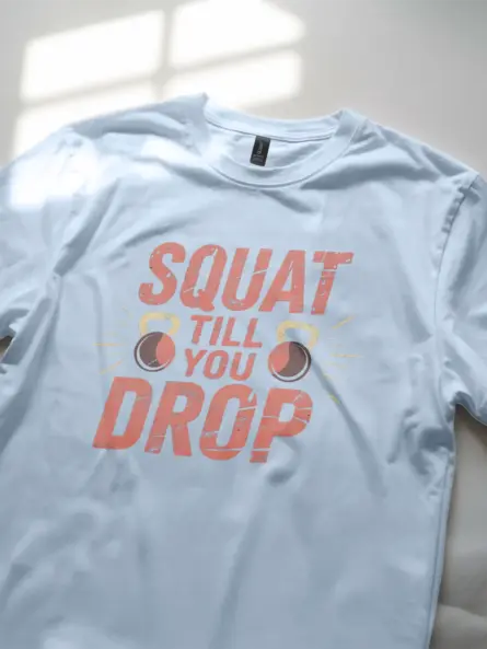Squat Till You Drop T-Shirt - Image 6