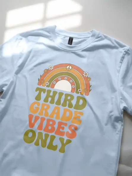 Groovy Third Grade Vibes Shirt – Retro Teacher Tee - Image 5