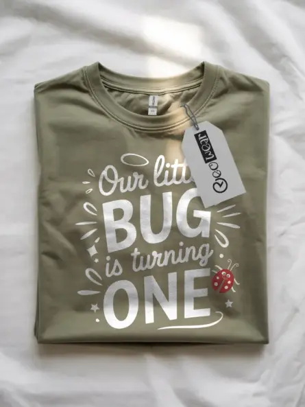 Adorable First Birthday Bug Shirt for Cute Party Photos - Image 10