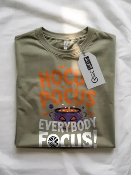 Hocus Pocus Focus Shirt – Funny Halloween Tee for Teachers and Moms - Image 7