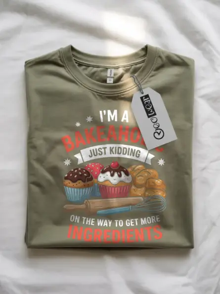 Bakeaholic T-Shirt for Baking Lovers - Image 10