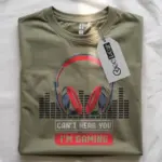 can't hear you I'm gaming t-shirt